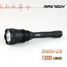 Maxtoch SN6X-2S a amélioré la torche menée par lumière de la lumière Cree U2 1200 lumen de cri de chasse de SN6X-2